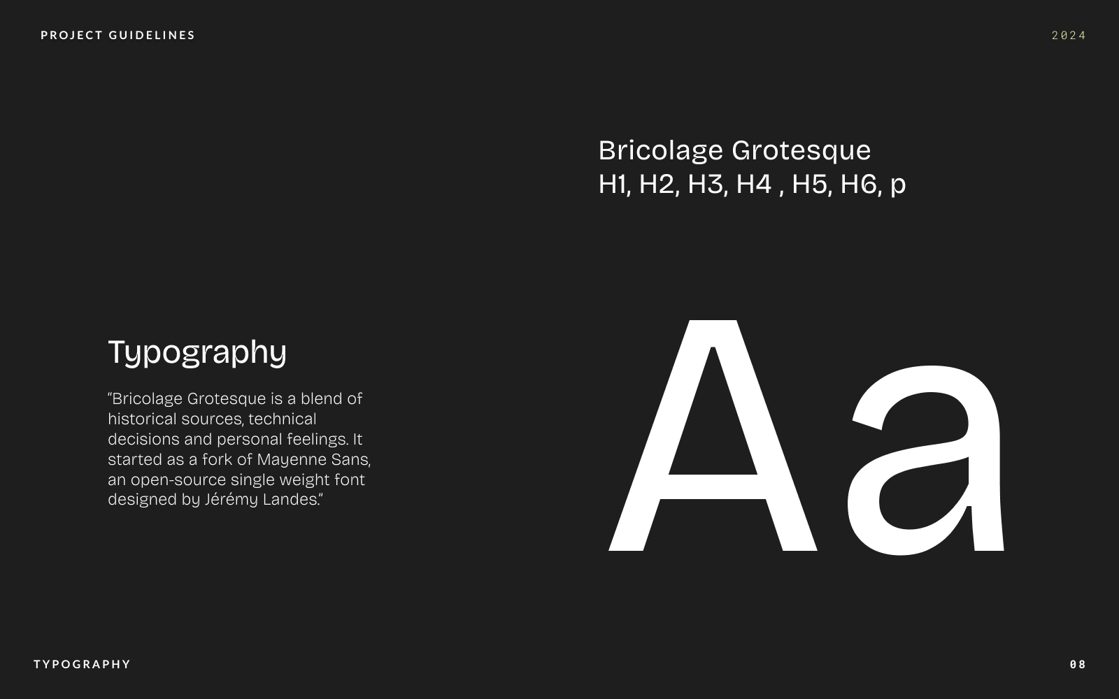 Styleguide: style