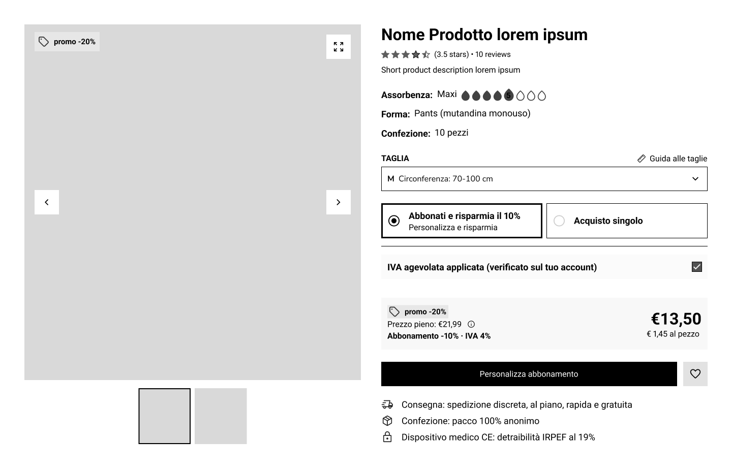Approved pricing module, with one payable price and a visible breakdown
